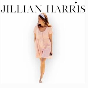 Jillian Harris X Priv Hampton linen dress size XS in subtle blush pink